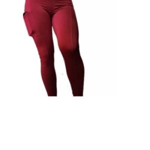 Calza Con Bolsillo Corte Modelador Levanta La Cola Deportiva Sport