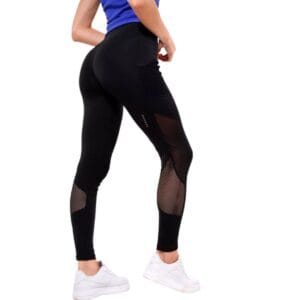 Calza Deportiva Mujer Con Bolsillo Lycra Importada